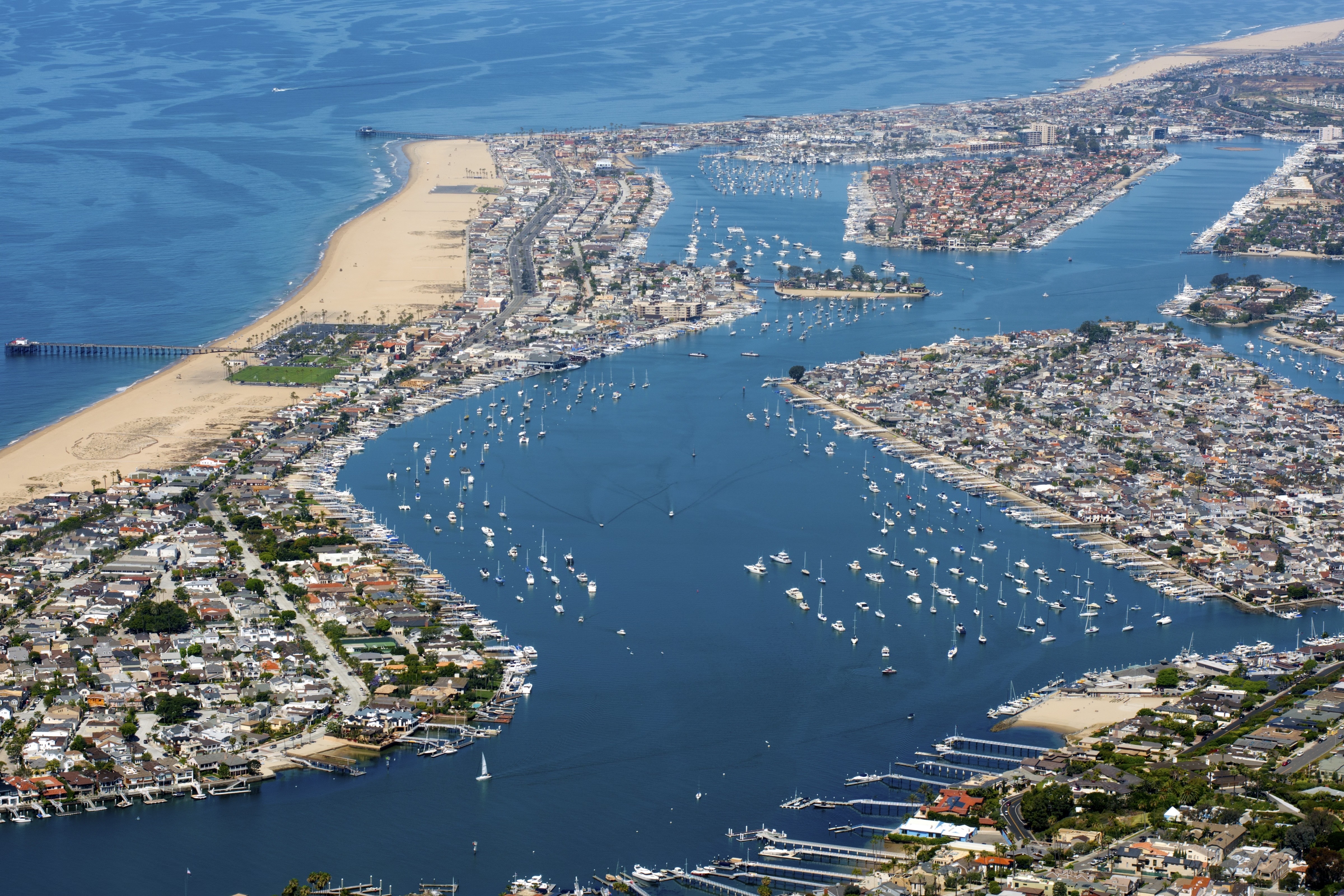 Newport Beach aerial view — Orange County