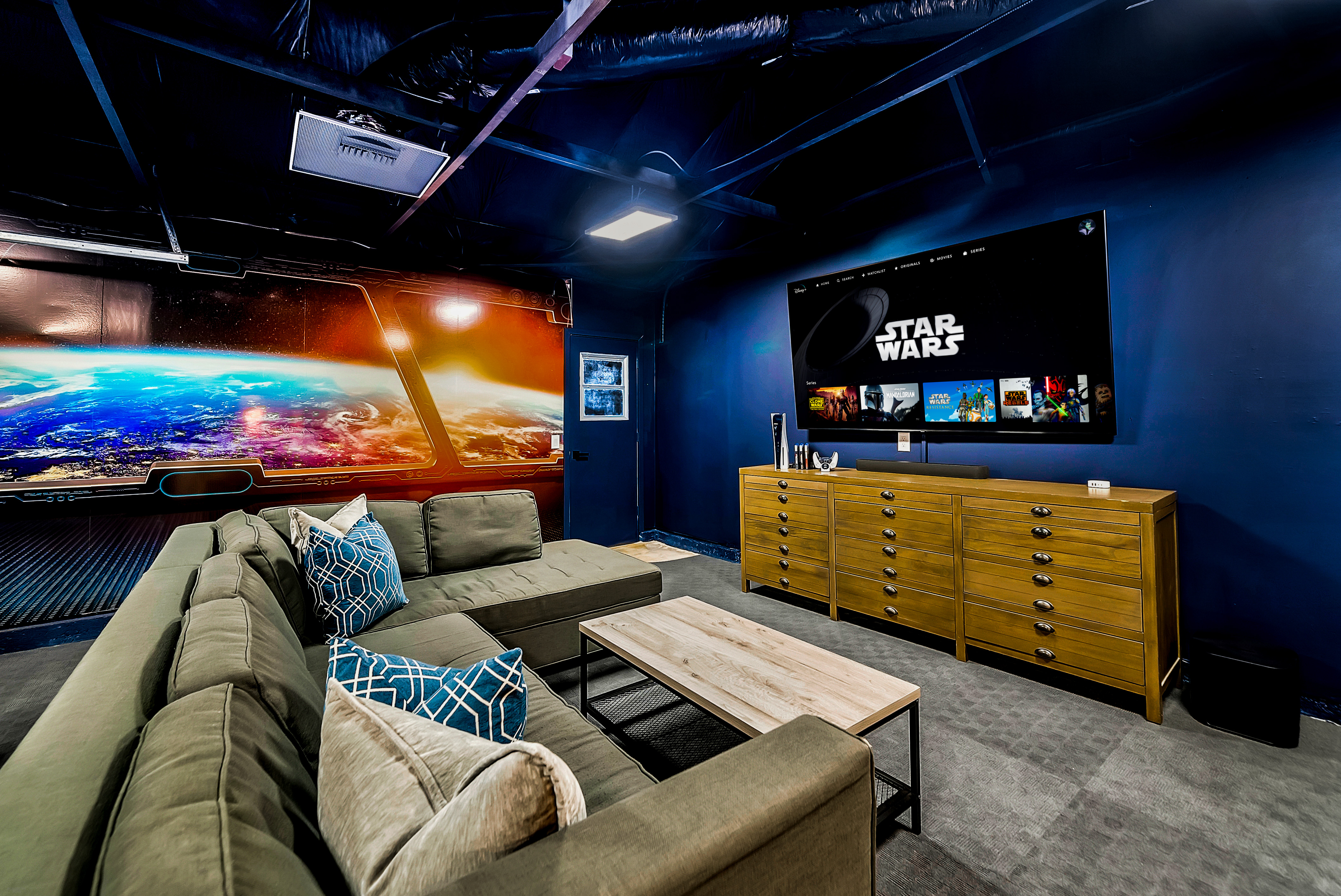 Star Wars theater room
