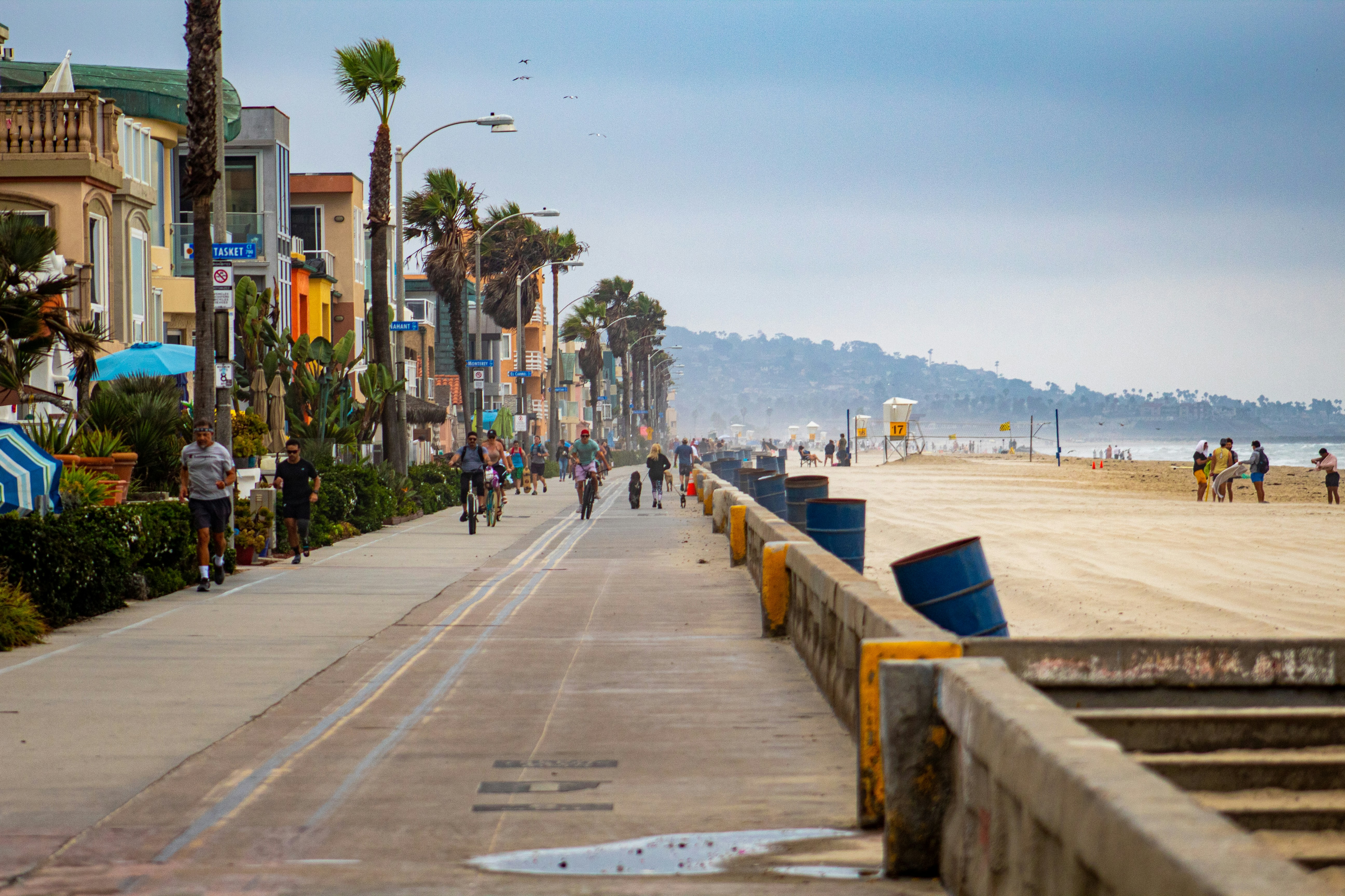 San Diego Mission Beach boardwalk